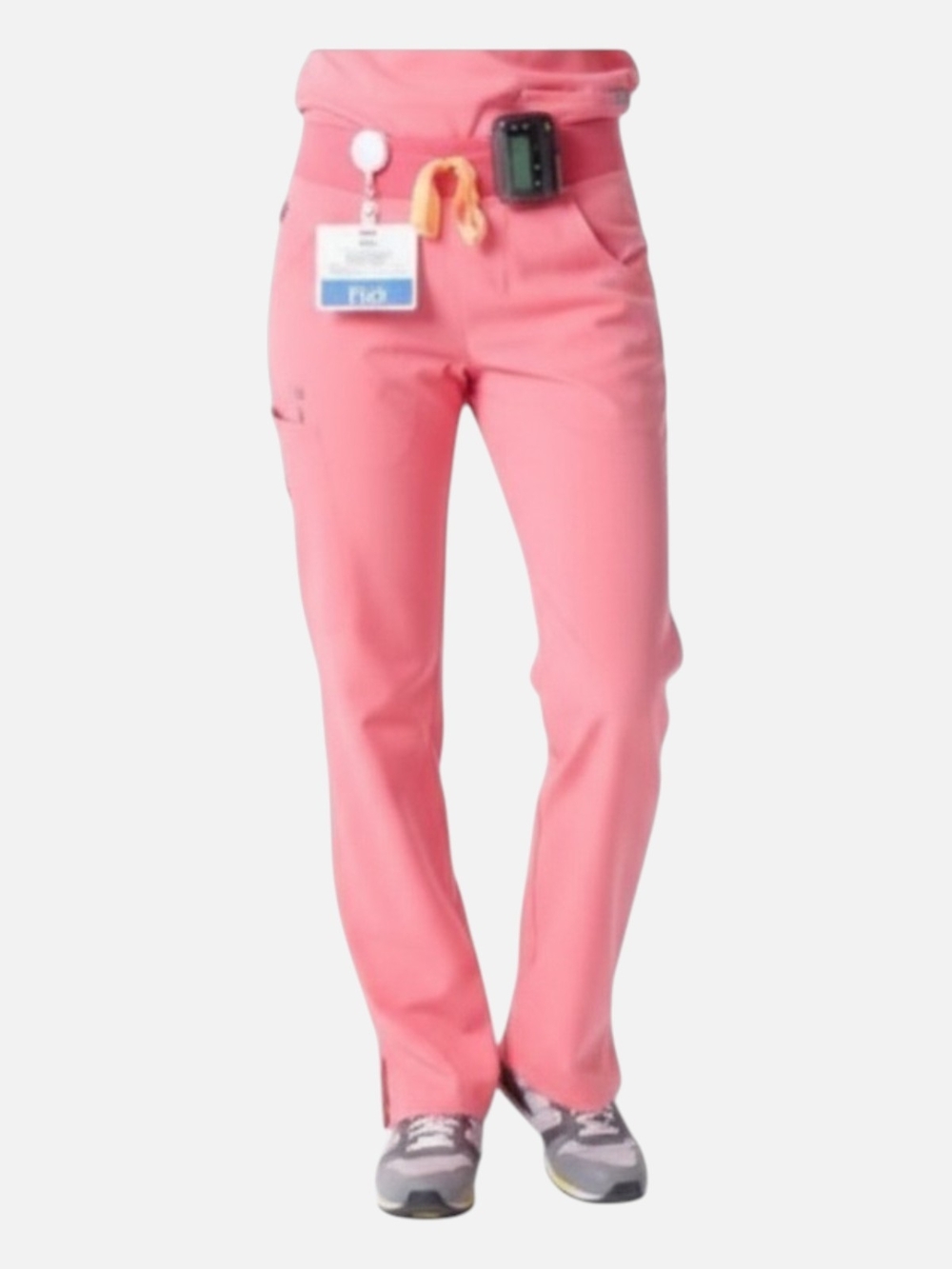 (FLAW) Figs Neon Pink Kade Cargo Scrub Pant